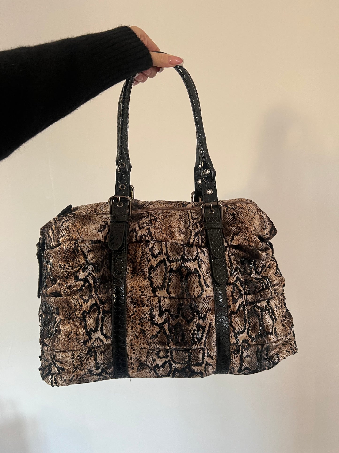 Snake pattern bag