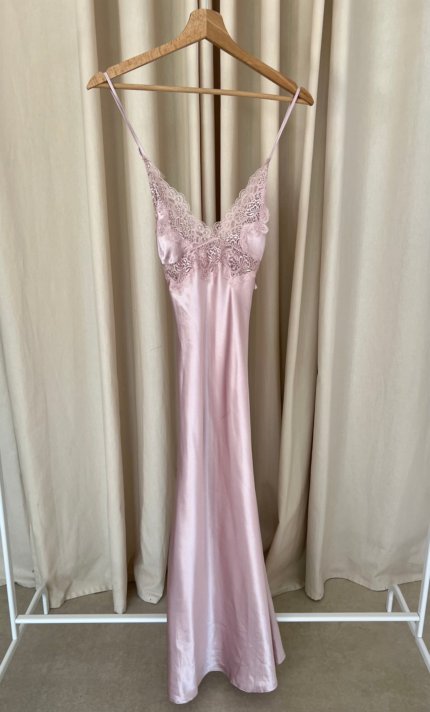 Silk satin dress