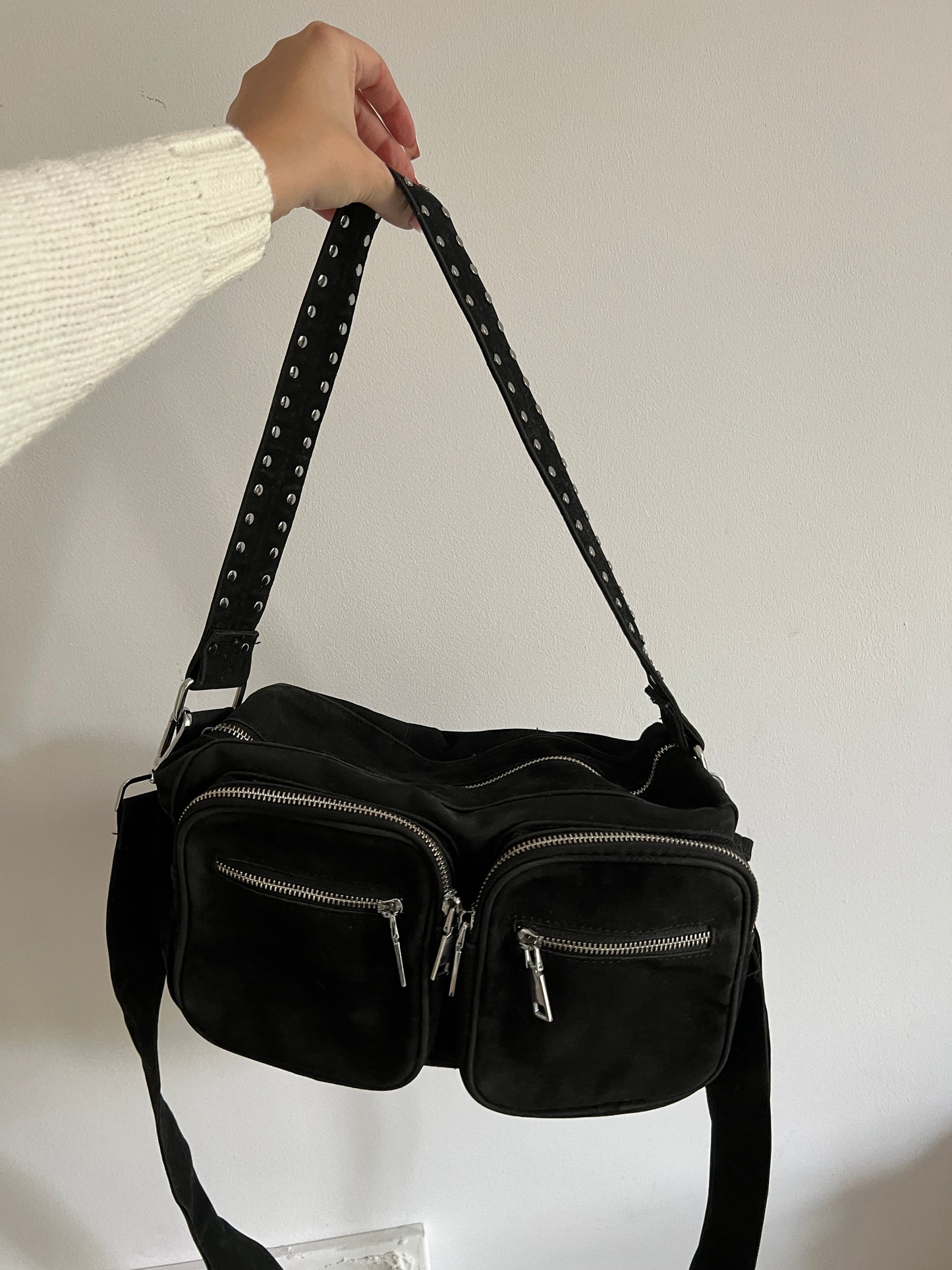 Suede bag