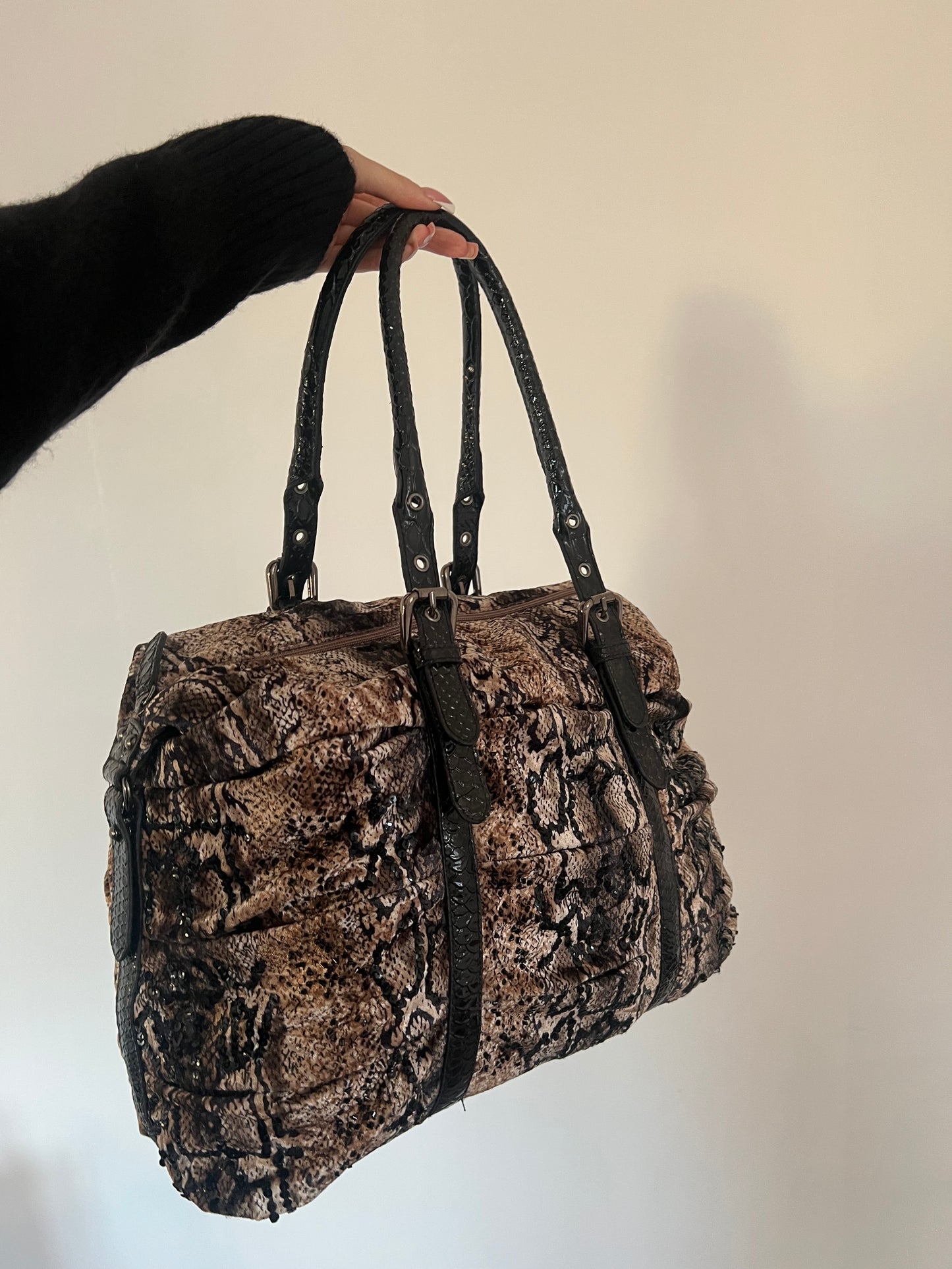Snake pattern bag