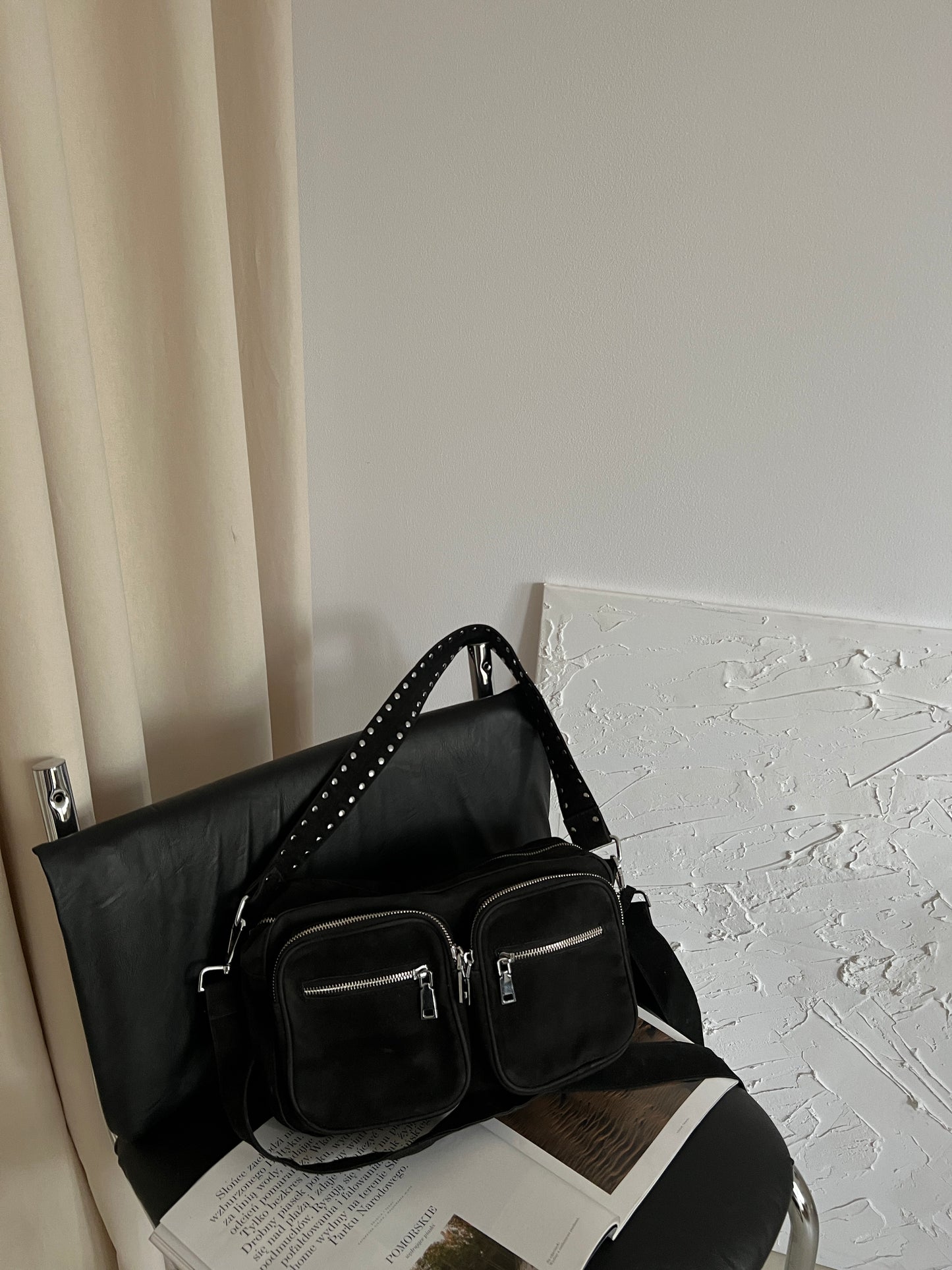 Suede bag