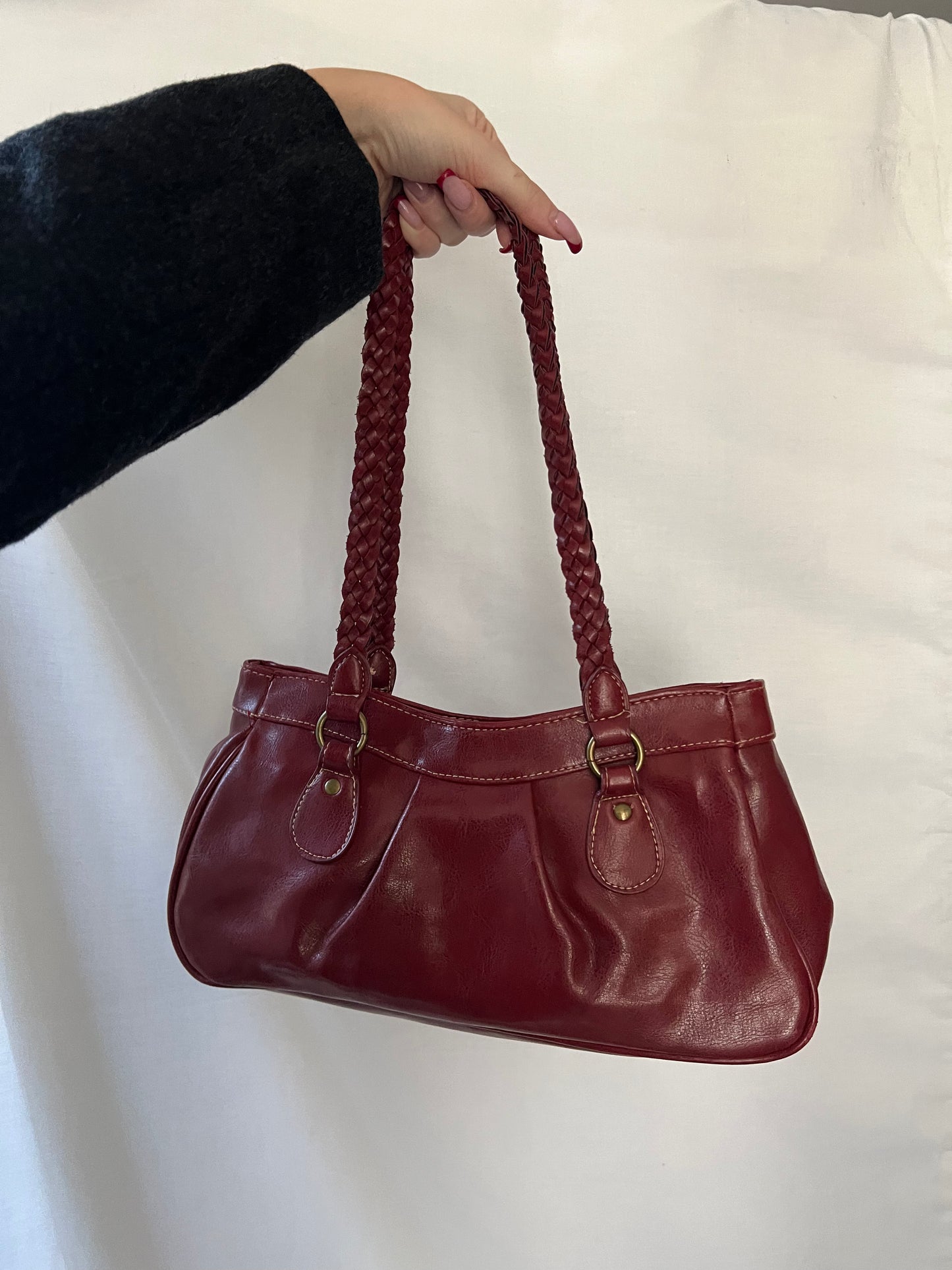 Burgundy bag
