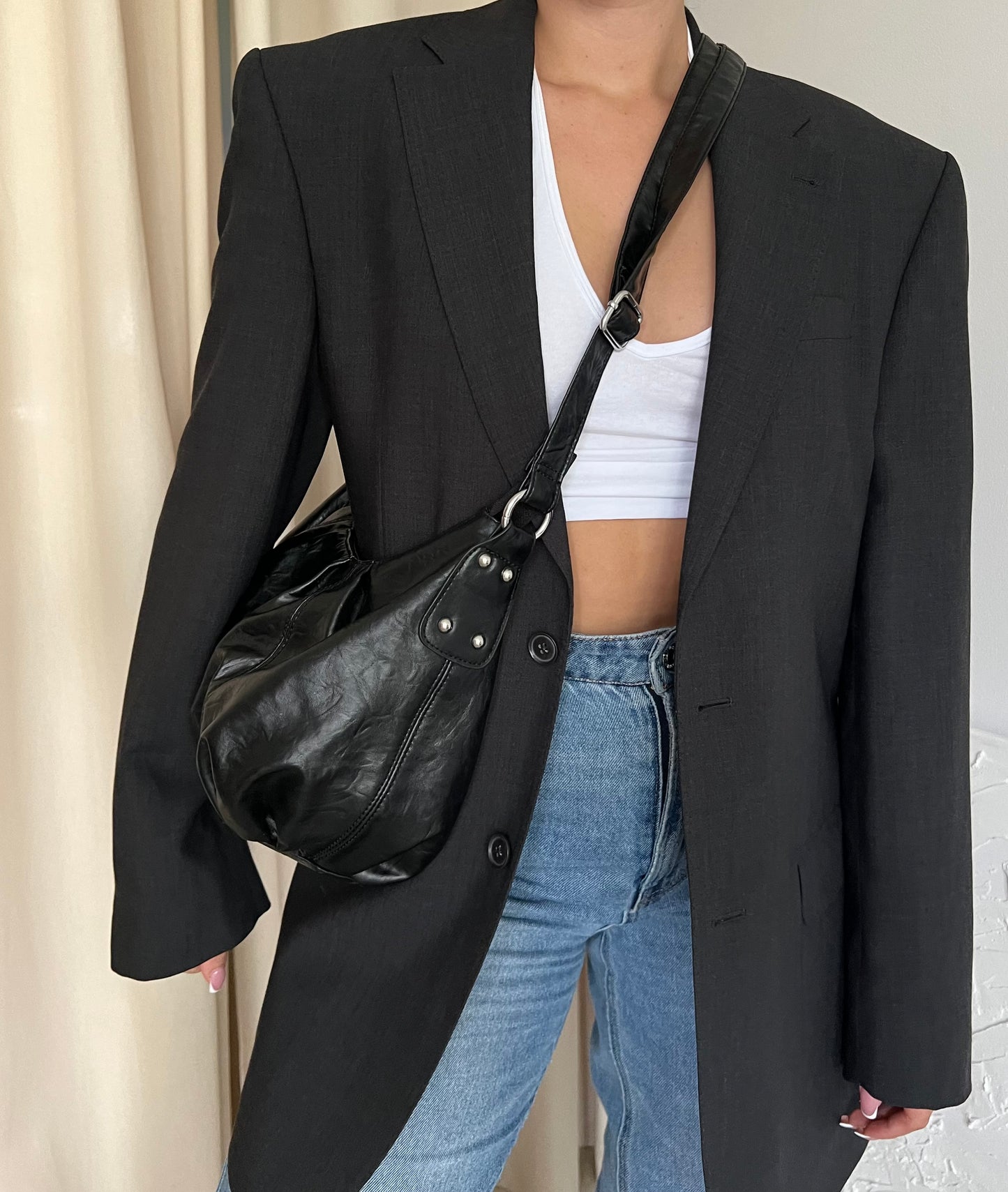Black crossbody bag