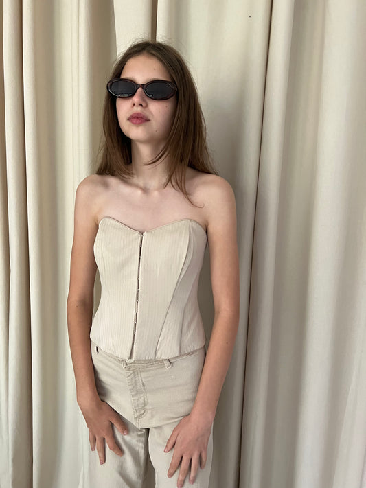 Beige corset