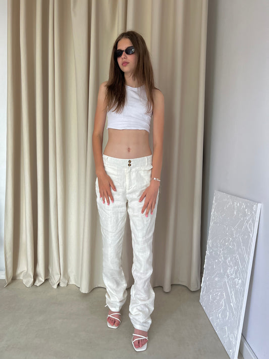 Linen trousers